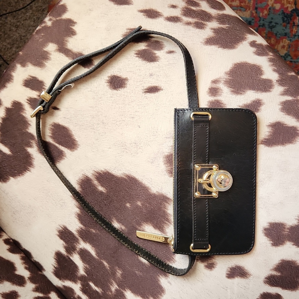 Michael Kors belt bag with lock